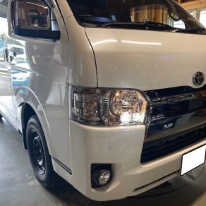 ハイエースにデジタルイモビライザー取付！！