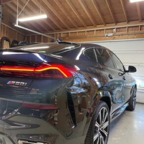 新型BMW X6　M50iにTVキャンセラー＆レーザーレーダー探知機取付他！！