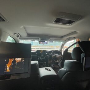 レクサスLXに外部入力追加でNETFLIXやプライムビデオが見れます！！