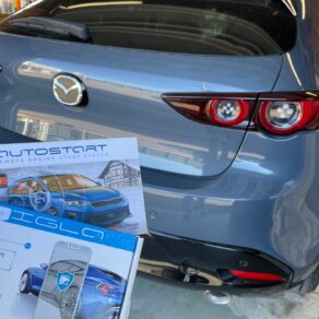 【動画付】MAZDA3にリモートスタート＆セキュリティ取付！！