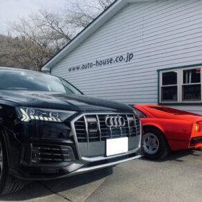 Audi　Q7　quattro　コーティング＆電装品!!