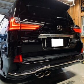 LEXUS　LX570　マフラー交換