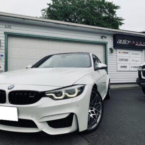 BMW　M３　マットホワイト　ボディコーティング再施工!!