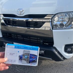 またまたプラドとハイエースが入庫！！リレーアタック、CANインベーダー対策！！