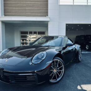 Porsche　911カレラ　ボディコーティング＆ドライブレコーダー!!