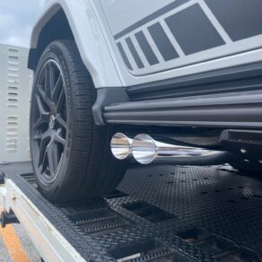 G63にブラバスマフラー取付！！